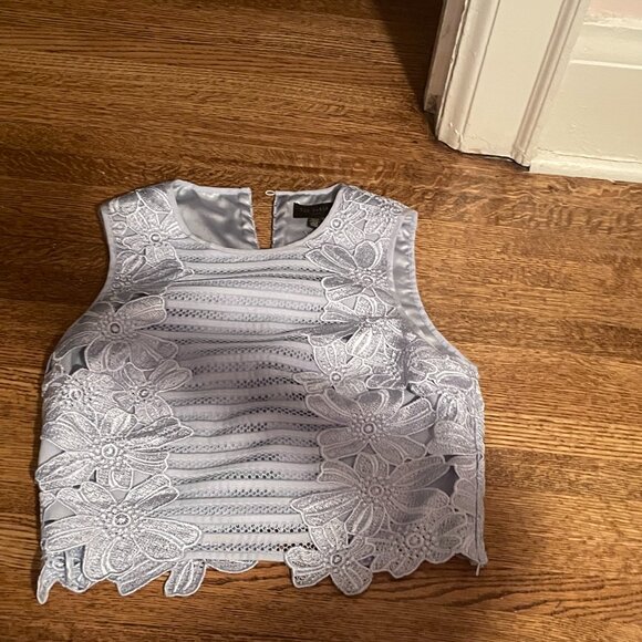 Ted Baker size 2 floral top - Picture 3 of 4